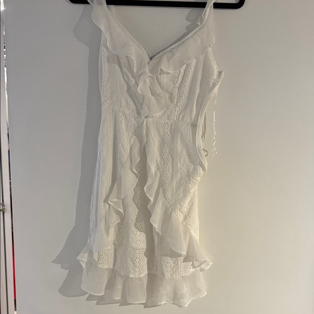 Heartloom White Mini Dress
